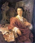 HERREYNS, Willem, Portrait of Artist A. C. Lens sg